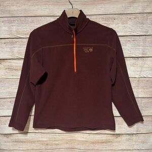 Mountain Hardware 1/4 Zip Fleece Jacket Size Large